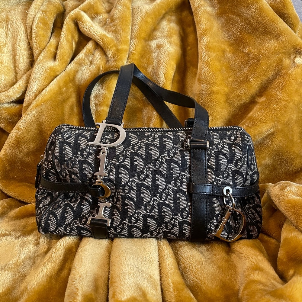 SOLD Dior Trotter Charms Boston Bag